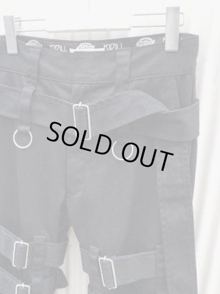 画像3: 【KIDILL × Dickies キディル ディッキーズ】Chaos Bondage Pants コラボ ボンテージパンツ (3)