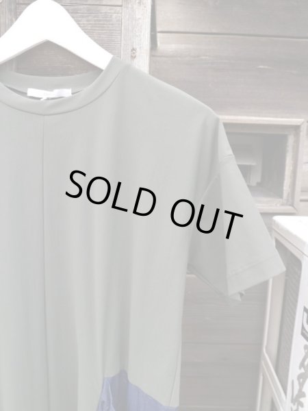 画像3: 【UN3D アンスリード】23ss サイドギャザーポケットワンピース (3)