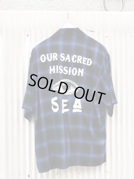 画像2: 【WIND AND SEA × Koichiro Takagi ウィンダンシー 高木耕一郎】WDS Plaid Shirt  チェック柄レーヨンシャツ (2)