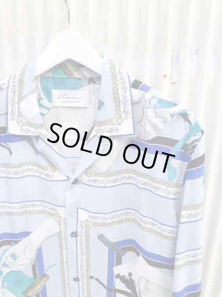 画像3: 【Azuma. × RYOJI YAMADA アズマ】KIDS RITURN SCARF PATTERN SHIRT コラボ キッズリターン スカーフ柄シャツ (3)