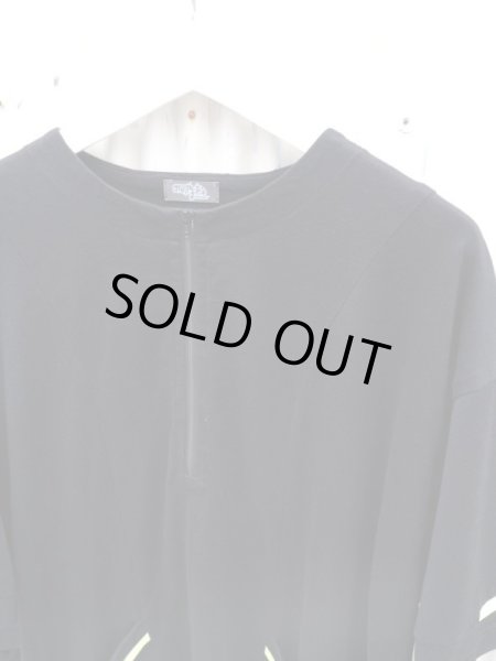 画像3: 【ののやまあき】ハーフジップデザインビッグTシャツ (3)