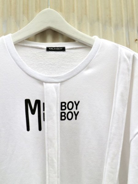 画像3: 【MILK BOY ミルクボーイ】ボンテージハーフスリーブスウェット (3)