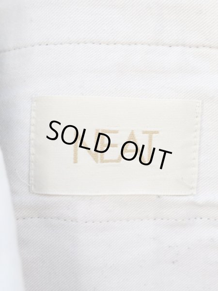 画像5: 【NEAT ニート】コットン×リネン地センタープレスパンツ トラウザーズ (5)