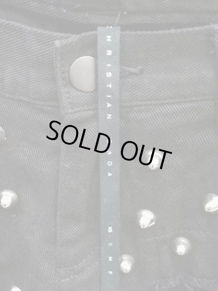 画像6: 【CHRISTIAN DADA クリスチャンダダ】スタッズ＆ダメージスキニーパンツ (6)