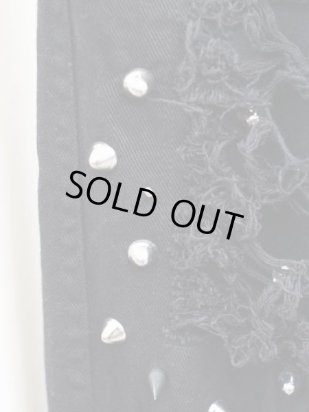 画像7: 【CHRISTIAN DADA クリスチャンダダ】スタッズ＆ダメージスキニーパンツ (7)