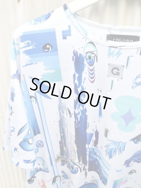 画像3: 【chloma クロマ】画像オブジェクトTシャツ (3)