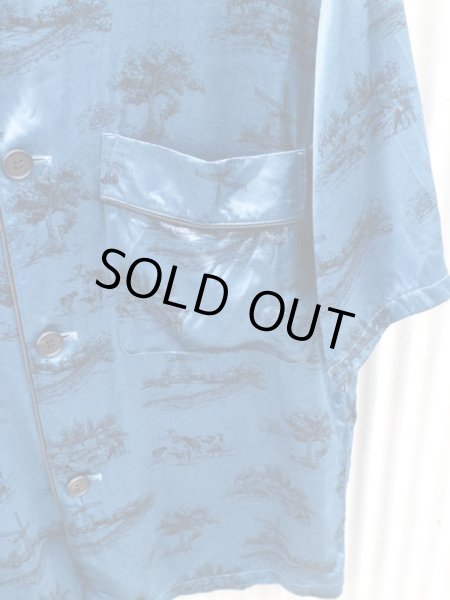 画像4: 【MATSUFUJI マツフジ】DAYDREAM Printed Short-Sleeve Shirt パジャマシャツ (4)