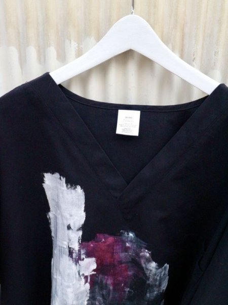 画像4: 【0658】ハンドペイントプルオーバービッグシャツ (4)