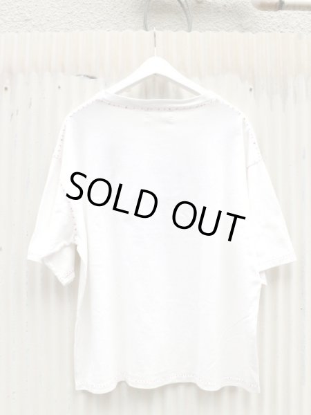 画像2: 【keisuke kanda ケイスケカンダ】ぶかぶかの日の丸T 手縫い カットソー (2)