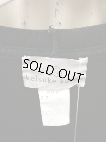 画像6: 【keisuke kanda ケイスケカンダ】手縫いのTシャツ 月の丸 (6)