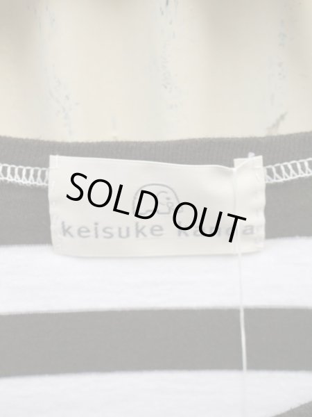 画像6: 【keisuke kanda ケイスケカンダ】手縫いのボーダーTシャツ (6)