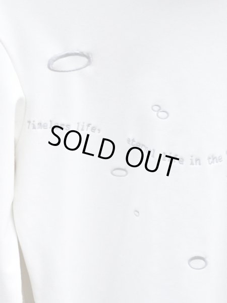 画像3: 【chloma クロマ】EMBROIDERY HIGH NECK TEE 刺繍ハイネックトップス (3)