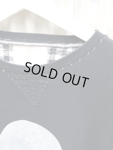 画像3: 【keisuke kanda ケイスケカンダ】手縫いのロンT 月の丸 (3)