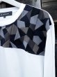 画像4: 【ANREALAGE アンリアレイジ】YOKE PATCHWORK LONG SLEEVE TEE ヨークパッチワークロンT (4)