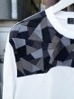 画像3: 【ANREALAGE アンリアレイジ】YOKE PATCHWORK LONG SLEEVE TEE ヨークパッチワークロンT (3)