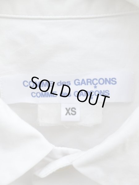 画像4: 【COMME des GARCONS COMME des GARCONS コムデギャルソン コムコム】丸襟長袖シャツ ブラウス (4)