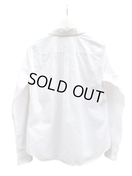 画像2: 【COMME des GARCONS COMME des GARCONS コムデギャルソン コムコム】丸襟長袖シャツ ブラウス (2)