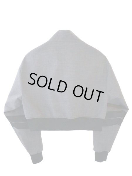 画像2: 【kill remote キルリモート】H. グレーウール トラックショートジャケット (2)