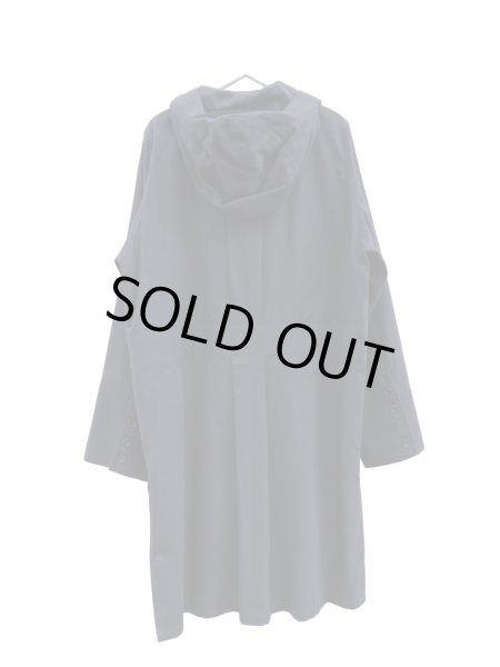 画像2: 【niitu ニーツ】デザインフーディーシャツコート (2)