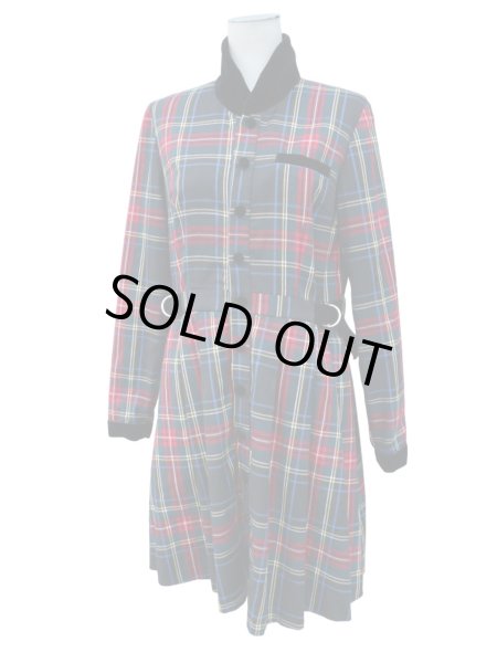 画像1: 【PAMEO POSE パメオポーズ】NANCY PLAID DRESS ナンシーチェックドレス ワンピース (1)