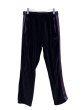 画像1: 【Needles ニードルズ】Narrow Track Pant Velour ベロアトラックパンツ ジャージパンツ (1)