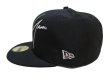 画像2: 【Yohji Yamamoto POUR HOMME × NEW ERA ヨウジヤマモト プールオム × ニューエラ】ロゴ刺繍キャップ 帽子 (2)