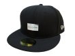 画像1: 【Yohji Yamamoto POUR HOMME × NEW ERA ヨウジヤマモト プールオム × ニューエラ】ロゴプレートキャップ 帽子 (1)