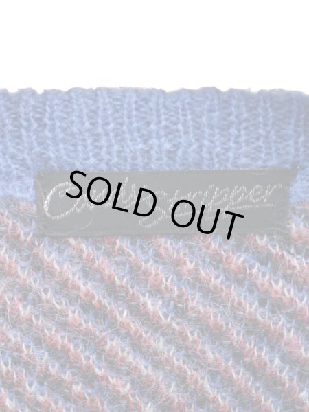 画像5: 【Candy Stripper キャンディーストリッパー】チェック柄切替モヘアニット (5)