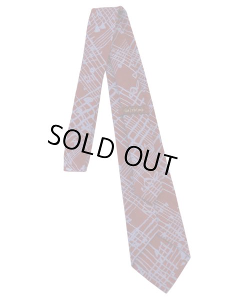 画像2: 【ha za ma ハザマ】21PC 狂気を帯びて交わる五線のネクタイ (2)