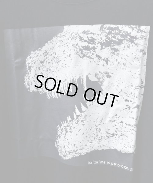 画像3: 【ha za ma ハザマ × ゴジラ】GODZILLA FANG T-shirt コラボ ゴジラプリントTシャツ (3)