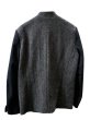 画像2: 【WILDFRAULEIN × Harris Tweed ヴィルドゥホワイレン ハリスツイード】切替デザインスタンドカラージャケット (2)