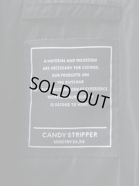 画像5: 【Candy Stripper キャンディストリッパー】TO BE LAZY PANDA MA-1 パンダ刺繍チャイナMA-1ジャケット (5)