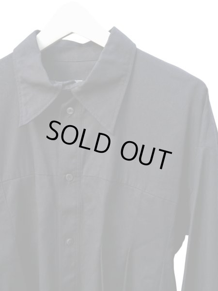 画像4: 【-ES- SHO TAKAHASHI エス ショウタカハシ】プリーツビッグシャツジャケット (4)