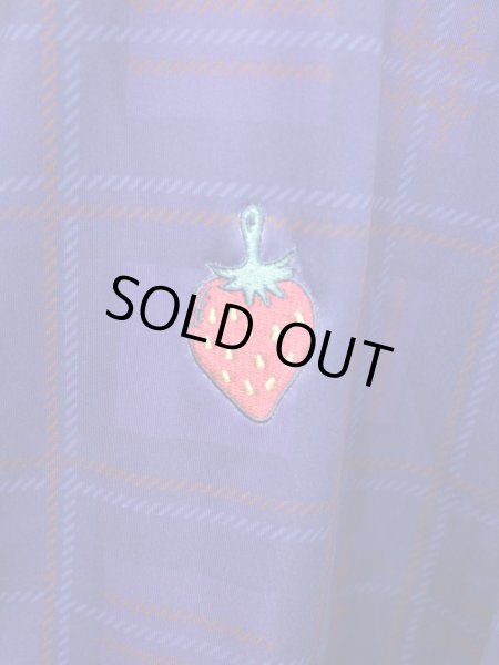 画像4: 【HEIHEI ヘイヘイ】パープルタータンチェック柄トラックジャケット ジャージブルゾン (4)