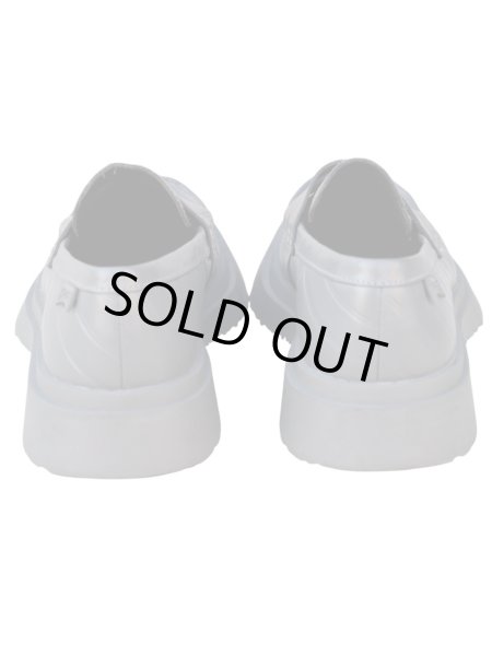 画像4: 【CAMPER TWINS カンペール ツインズ】グレー ローファー フラットシューズ (4)