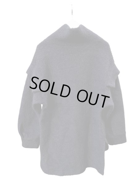 画像3: 【ROBE＆CONFECTIONS ローブス＆コンフェクションズ】デザインハイネックウールニット (3)