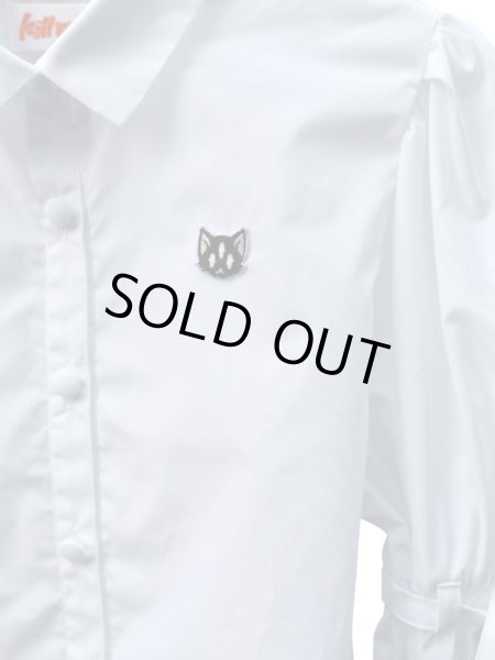 画像3: 【kill remote キルリモート】ファンシーリボンブラウス シャツ (3)