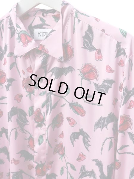 画像3: 【KIDILL キディル】Vampire Bat & Rose Dress Shirts ヴァンパイア バット ＆ ローズ ドレスシャツ (3)