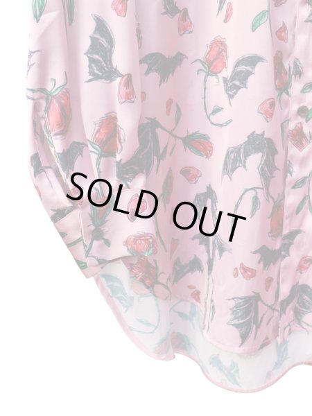 画像4: 【KIDILL キディル】Vampire Bat & Rose Dress Shirts ヴァンパイア バット ＆ ローズ ドレスシャツ (4)