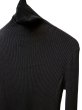 画像3: 【nagonstans ナゴンスタンス】high-neck long sleeves BLACK ハイネックリブニット  ロングスリーブ ブラック (3)