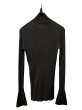 画像2: 【nagonstans ナゴンスタンス】high-neck long sleeves BLACK ハイネックリブニット  ロングスリーブ ブラック (2)