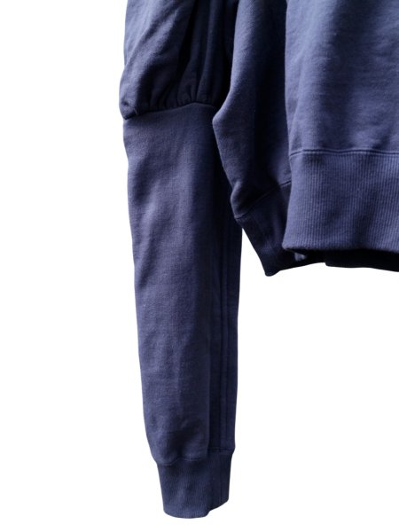画像4: 【NON TOKYO ノントーキョー】COLLEGE PUFF SWEAT カレッジ パフスリーブスウェット (4)