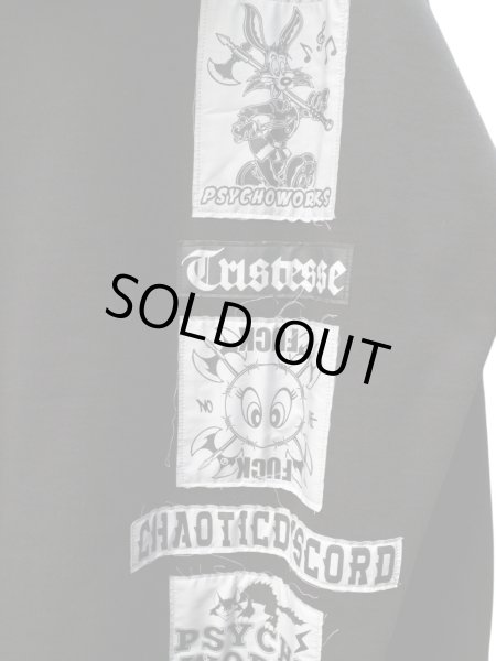 画像5: 【PSYCHOWORKS サイコワークス】グラフィックパッチプルオーバースウェットパーカー (5)
