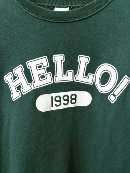 画像3: 【ハロプロ モーニング娘。】HELLO！ ロゴトレーナー スウェット (3)