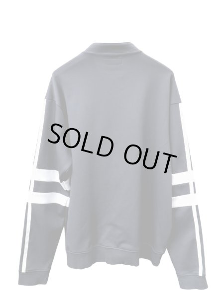 画像2: 【kill remote キルリモート】刺繍ワッペンジャージブルゾン トラックジャケット BLACK × WHITE (2)