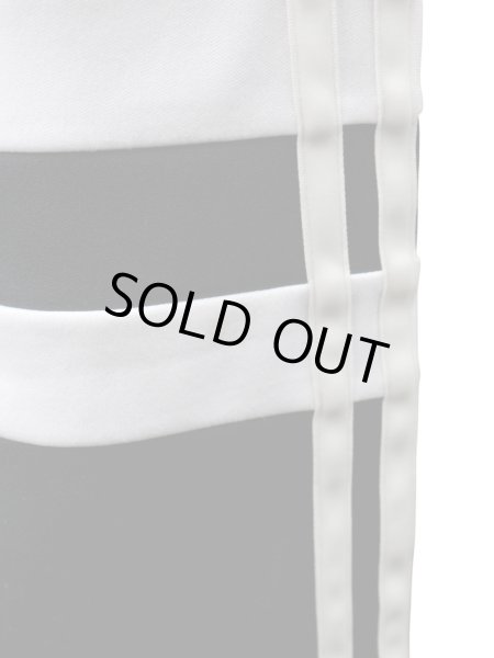 画像6: 【kill remote キルリモート】刺繍ワッペンジャージブルゾン トラックジャケット BLACK × WHITE (6)