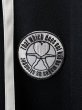 画像4: 【kill remote キルリモート】刺繍ワッペンジャージブルゾン トラックジャケット BLACK × WHITE (4)
