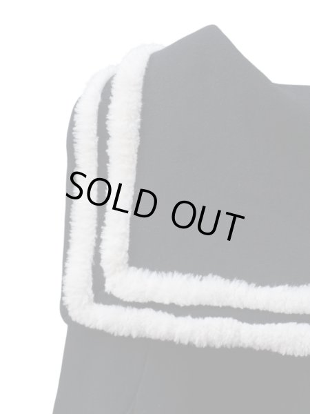 画像6: 【BALMUNG バルムング】ファーラインビッグセーラースウェット BLACK ブラック (6)