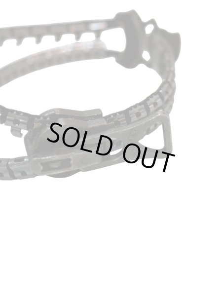 画像3: 【kagari yusuke カガリユウスケ】zip bracelet ジップブレスレット ブラック (3)