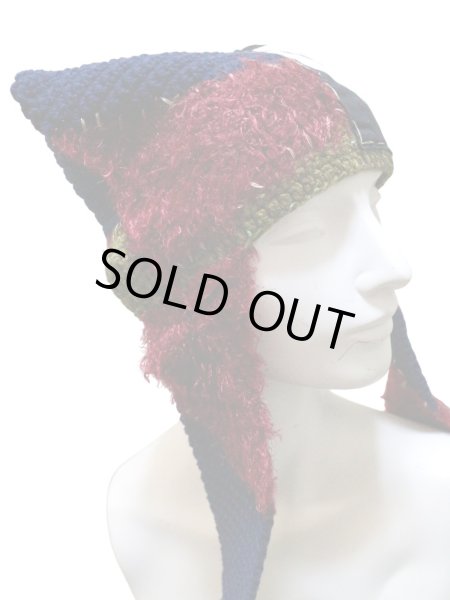 画像2: 【KIDILL × rurumu キディル ルルムウ】WHO KILLED BAMBI HAND KNIT BEANIE コラボ バンビ ビーニー ニットキャップ ニット帽 (2)